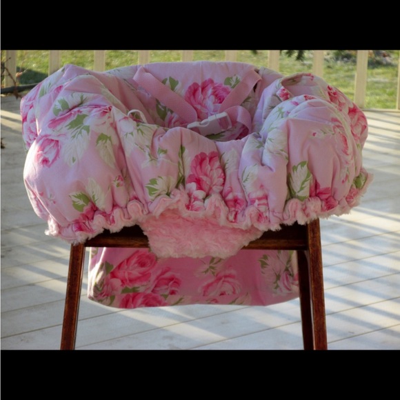 Handmade High chair / shopping cart cover. Handmade, durable, beautiful. - Picture 2 of 4
